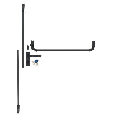 Набор антипаники dormakaba PHA 2000 для 2 ств двери  ширина до 1000 мм высота до 2270 мм, черый